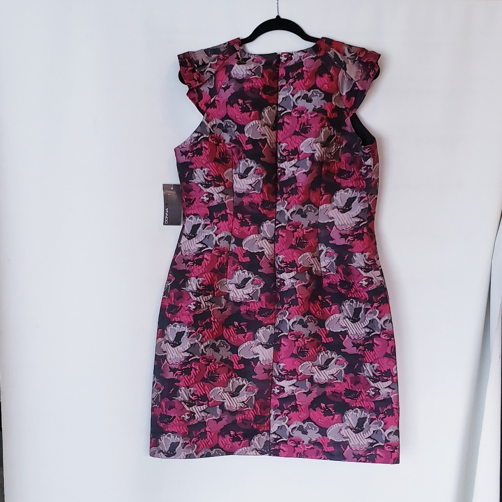 NEW Donna Ricco Ruffle Dress Size 14 - Picture 5 of 8